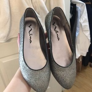 Nina Glitter Flats Girls